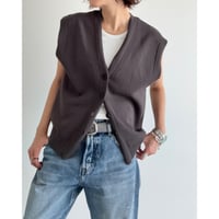 knit vest【K2-253151】