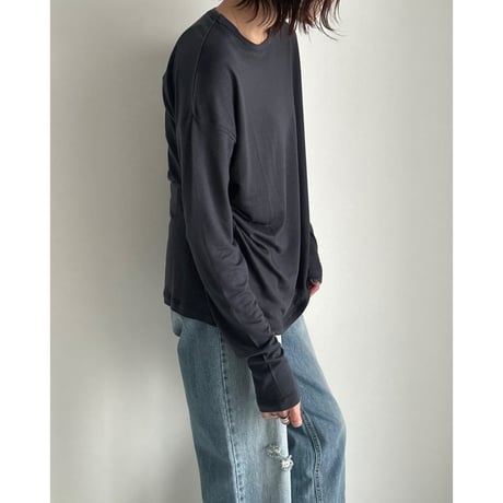 soft touch sheer cutsew【K2-241136】