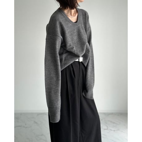V style knit【K2-244143】