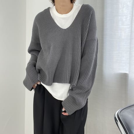 thing match v knit【K2-22319】
