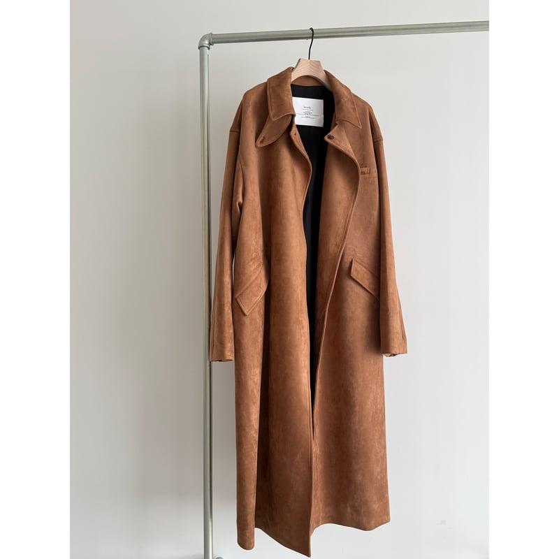 stand collar suede coat【K5-254211】 | kizuki