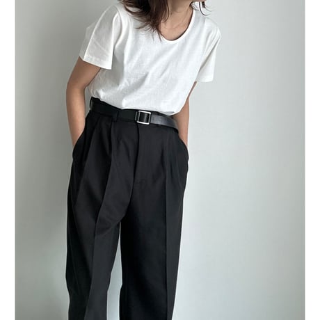 U neck tee【K2-241130】