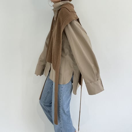 plus one knit vest【K2-223111】