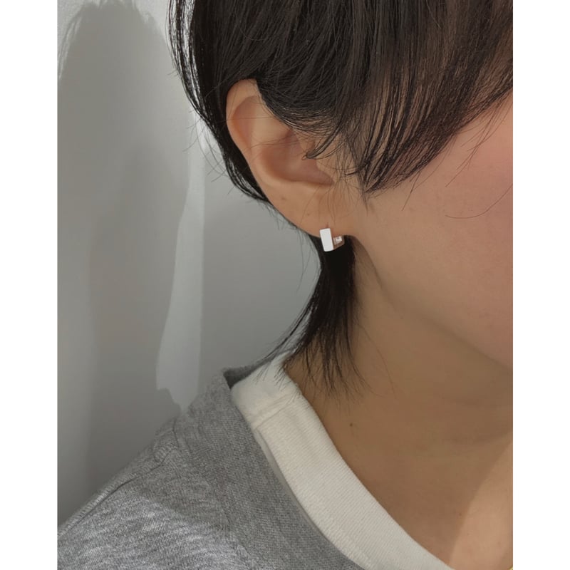 square hoop pierce╱small【K2-261519】 | kizuki