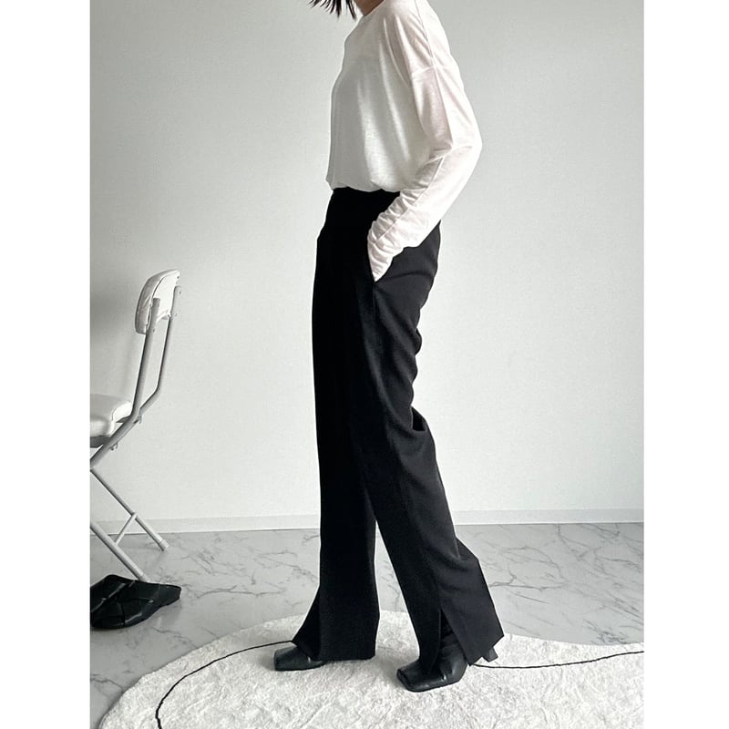 SLIT LINE PANTS ふじあみ　スリットラインパンツ【新品】 SLIT LINE PANTS ふじあみ スリットラインパンツ【新品】