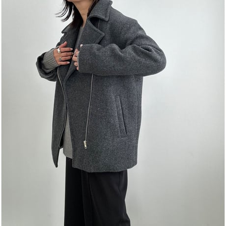 wool middle coat【K2-23426】