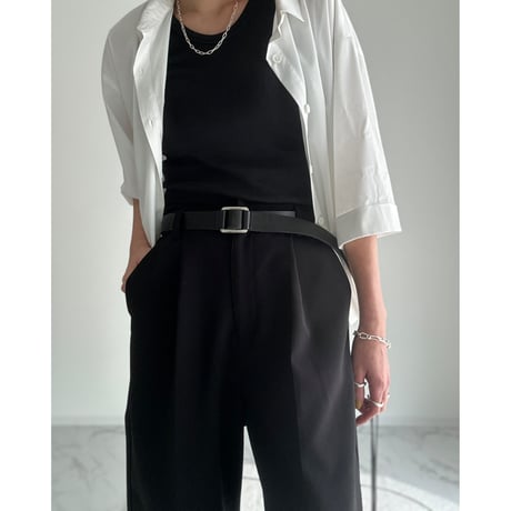 tuck straight slacks【K2-242310】