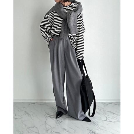 wide trousers【K2-24433】