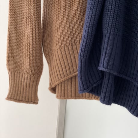 edge curl knit【K1-223113】