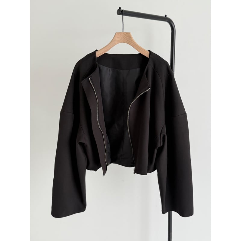 ねこのきもち【未使用】HAUNT SHORT BLOUSON ブラック 別注SHORT SHORT MODS | ATON