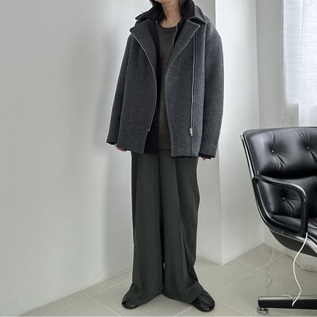 zip blouson【K2-23425】