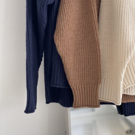 edge curl knit【K1-223113】