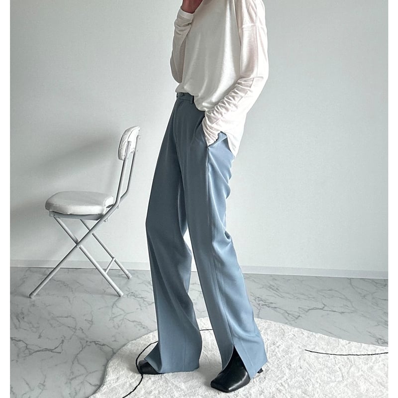 パンツ HOOK SLIT PANTS hem slit pants【K1-241110】 | kizuki