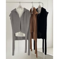 plus one knit vest【K2-223111】