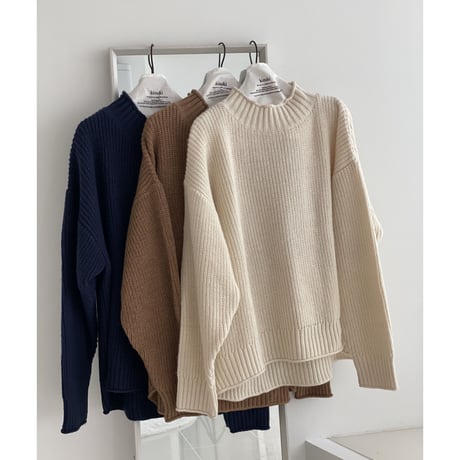 edge curl knit【K1-223113】