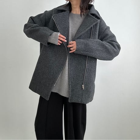 wool middle coat【K2-23426】