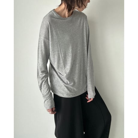 soft touch sheer cutsew【K2-241136】