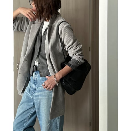 corduroy like jacket【K2-24427】