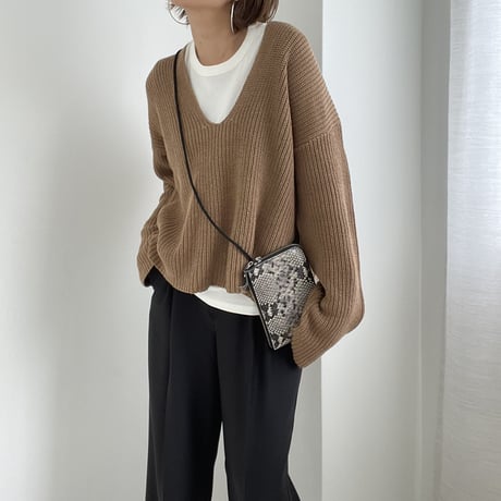 thing match v knit【K2-22319】