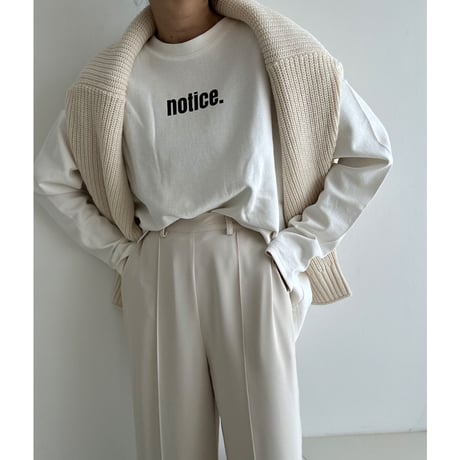 pin tuck drop pants【K1-23439】