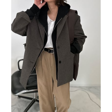 houndstooth jacket【K2-24428】
