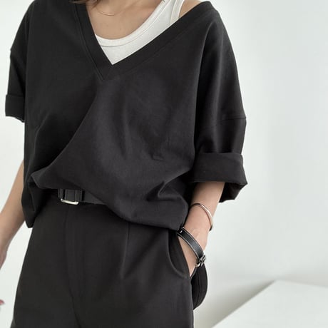 deep collar tee【K2-231120】