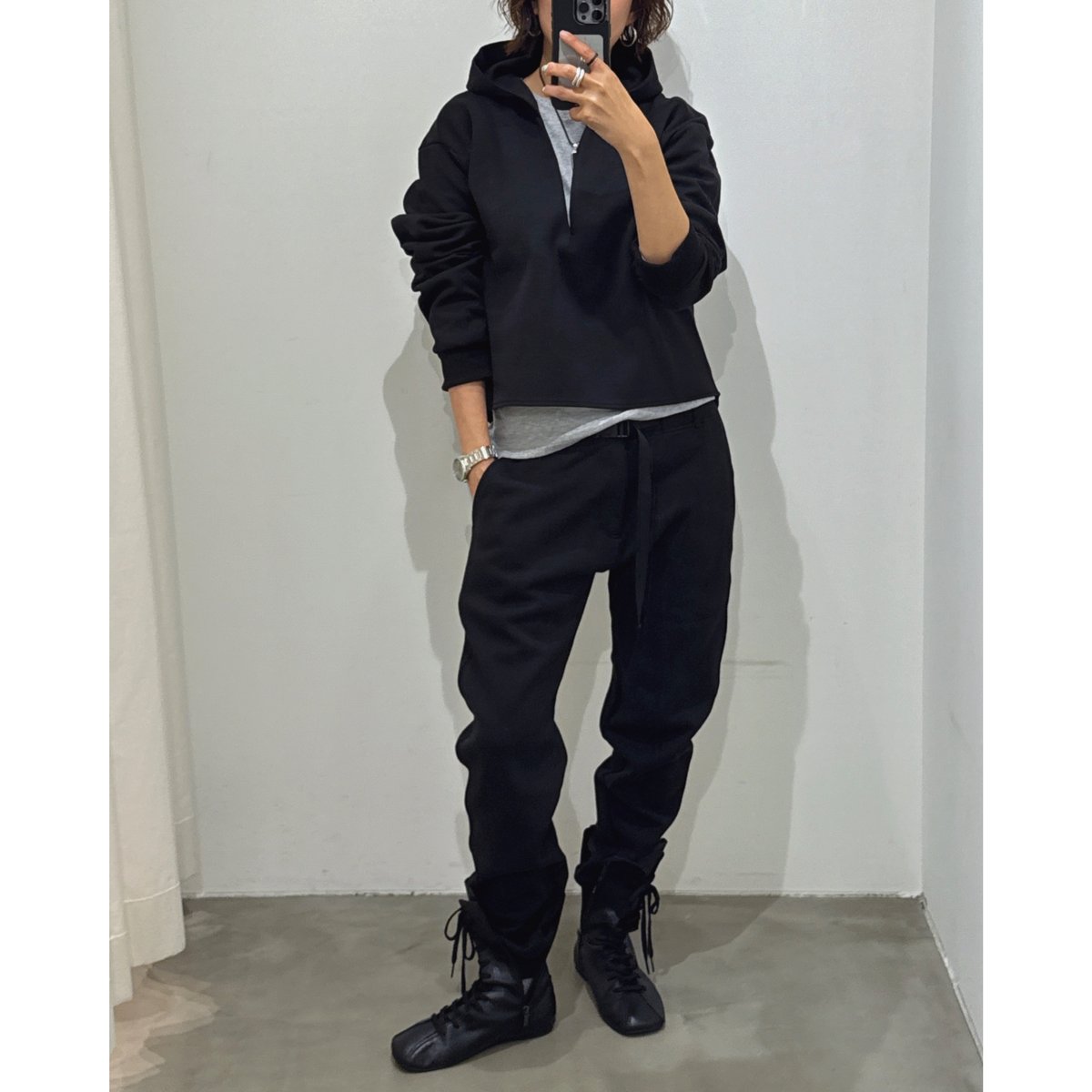 25AW 定価4万 極美品✨ セオリー Cashmere Cozy Hoodie layered hoodie【K2-254153】 | kizuki