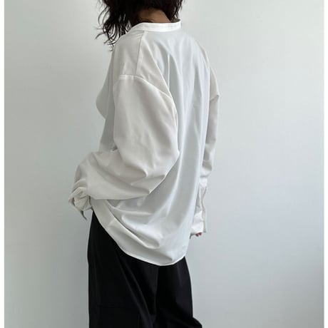 sharp slit blouse【K1-234126】