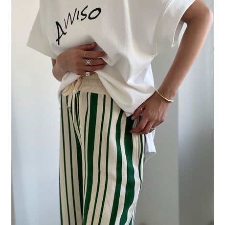 random stripe pants【K2-22233】