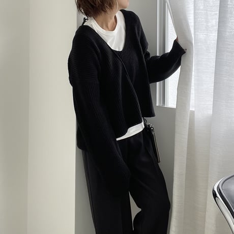 thing match v knit【K2-22319】