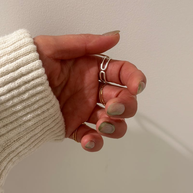 round lines ring【K3-234517】 | kizuki round lines ring【K3-234517】 | kizuki