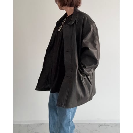 PU leather regular jacket【K2-254212】