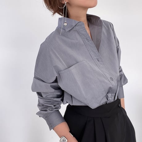 mood collar blouse【K2-22114】