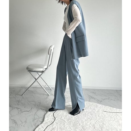 hem slit pants【K1-241110】
