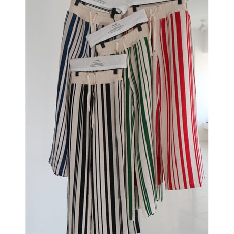 random stripe pants【K2-22233】