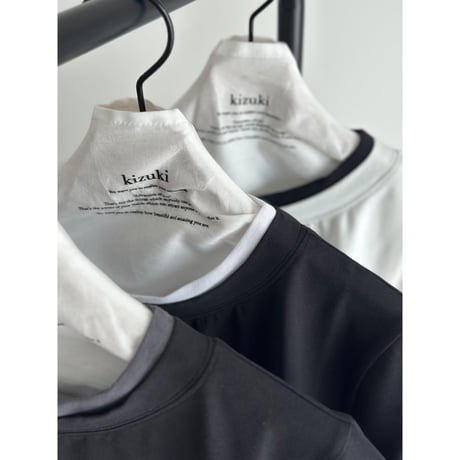 layered bicolor tee【K2-251146】