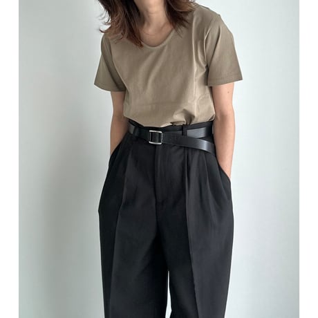 U neck tee【K2-241130】