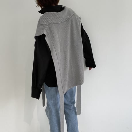 plus one knit vest【K2-223111】