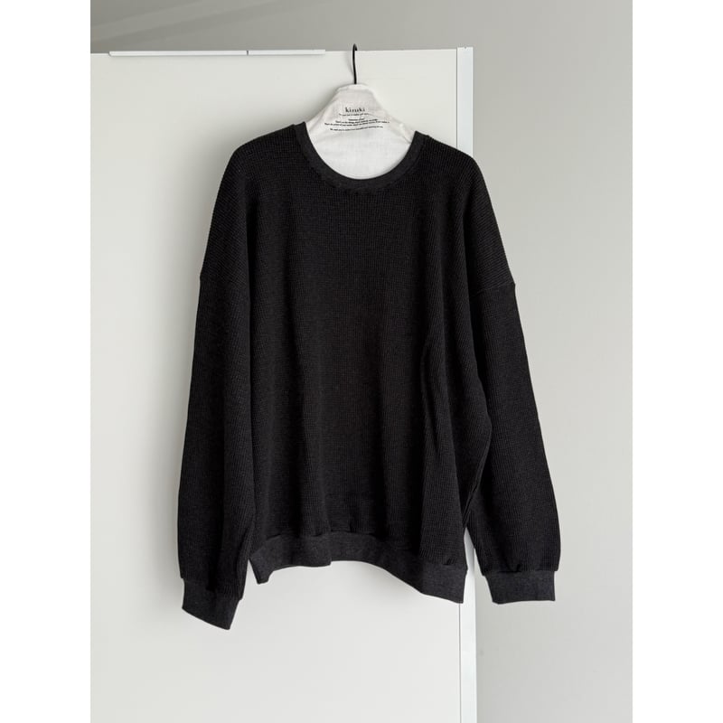crew neck waffle po【K2-254156】 | kizuki