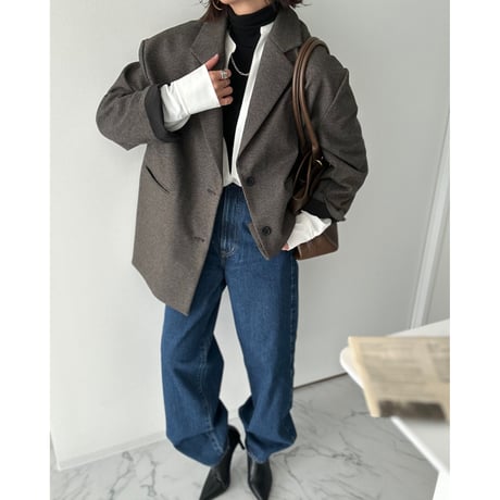 houndstooth jacket【K2-24428】