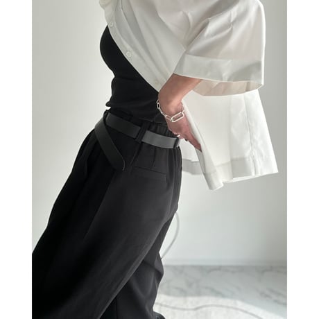 tuck straight slacks【K2-242310】