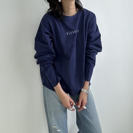 ″RESONANSE″ long tee【K1-234128】