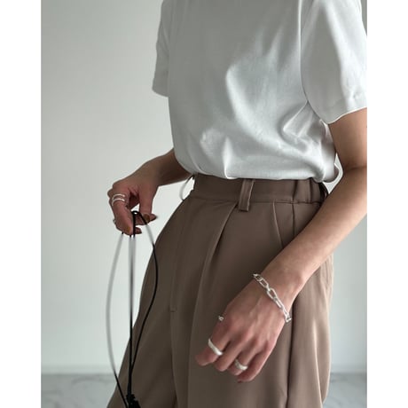 tuck straight slacks【K2-242310】