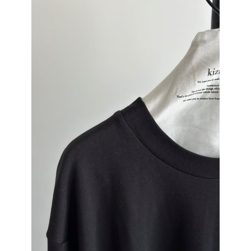 kry clothing 「MOTOKANO」　ビンテージ黒×ホワイト classic long T-shirt【K2-244145】 | kizuki