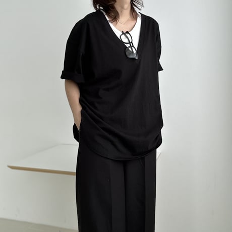 deep collar tee【K2-231120】