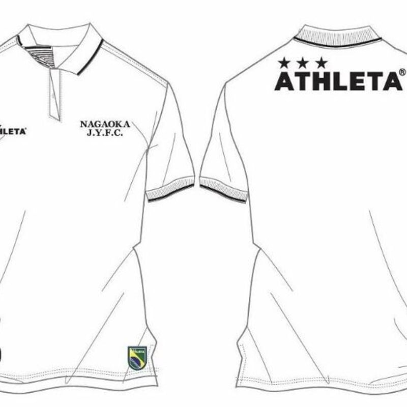 U-15必須】ATHLETA アスレタ 定番ポロシャツ 18017 WHT | NAGAOK