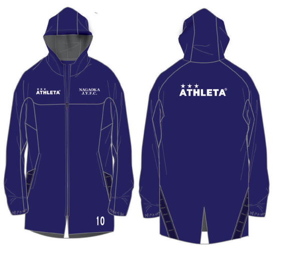 帝京長岡ATHLETA ウォーマー U-15 U-18希望者】ATHLETA アスレタ ウォーマーハーフコート AWA-2 NV