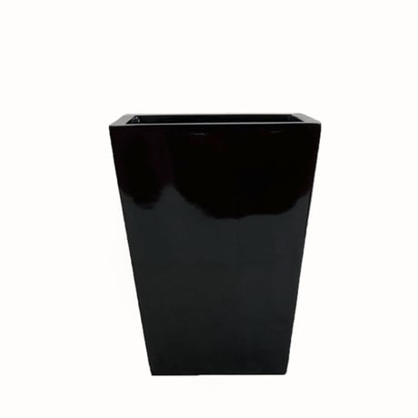 ダラット　ROSA　DALAT　SHINY　BLACK　プランターカバー　開口部□37㎝　高さ45㎝　（506-4）