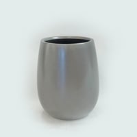 スチールグレー　TER　STEELGREY　プランターカバー　開口部Φ32㎝　高さ46㎝（496-28）