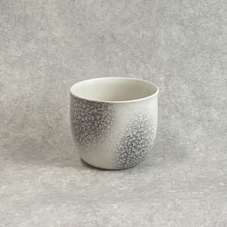 パンテオン PANTHEON  ホワイト＆グレー  H43花台付  プランターカバー Φ20.5cm H17cm（450-126）